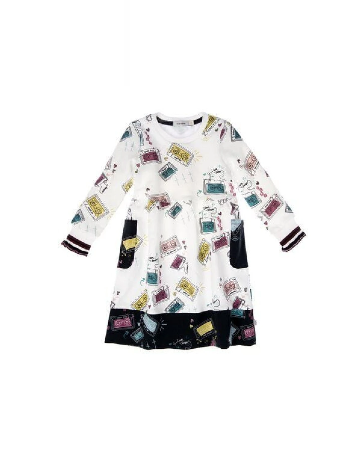 Marraine Kids Kleid aus Bio Baumwolle "Mixtape" – Ansicht 2
