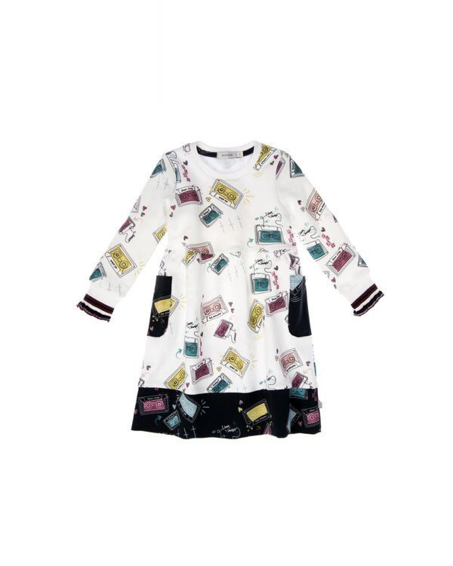 Marraine Kids Kleid aus Bio Baumwolle "Mixtape" – Ansicht 2