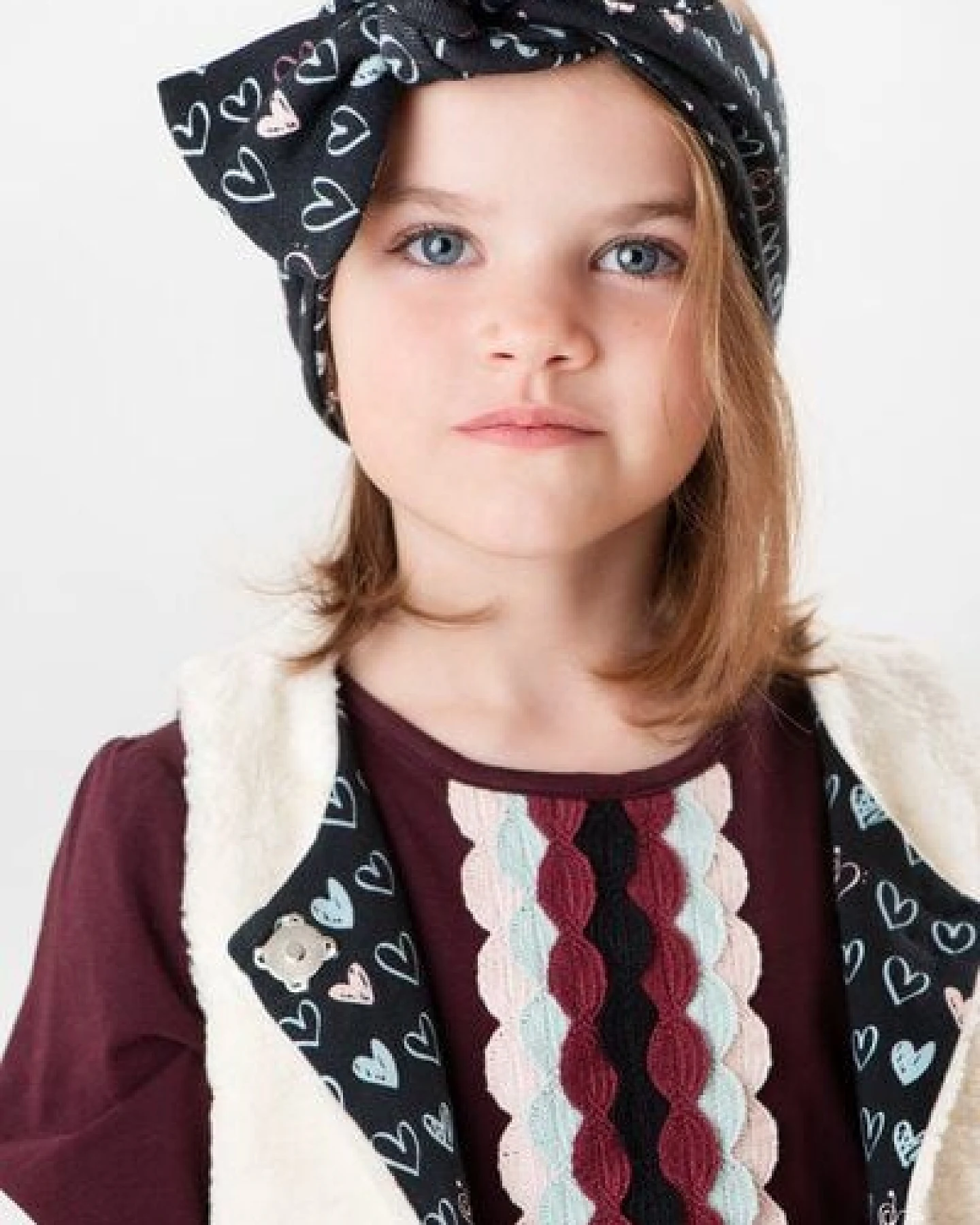 Marraine Kids Stirnband aus Bio Baumwolle "Cosy" – Ansicht 3