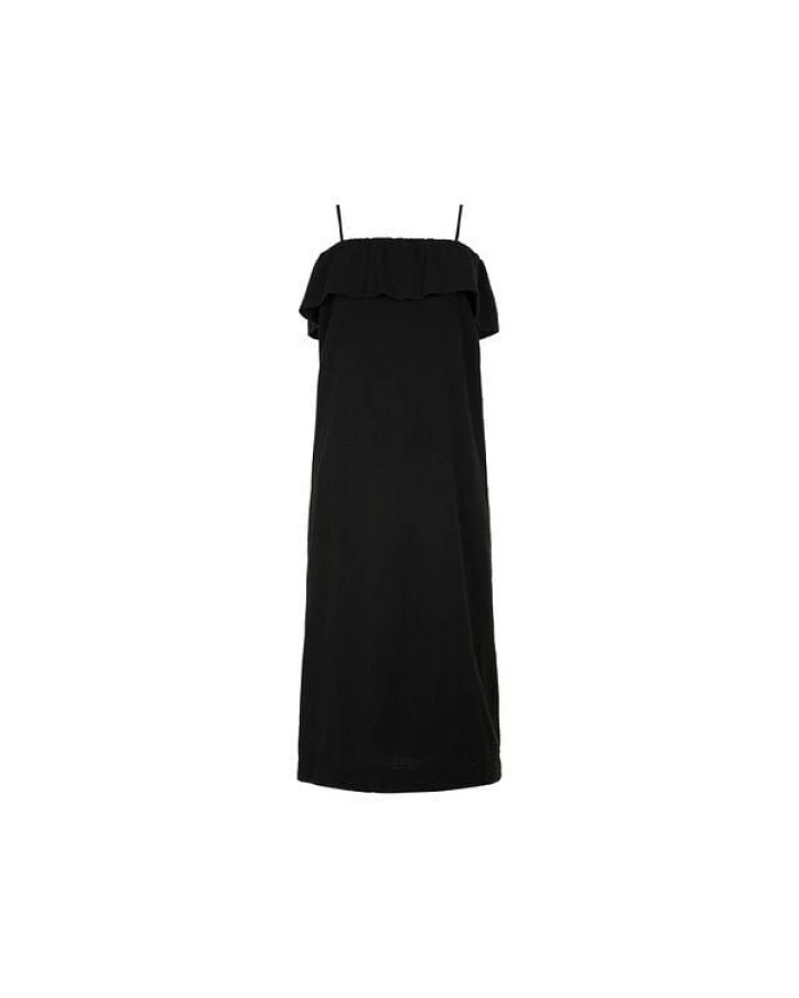 KnowledgeCotton Apparel Trägerkleid - Seersucker strap maxi dress - aus Bio-Baumwolle
