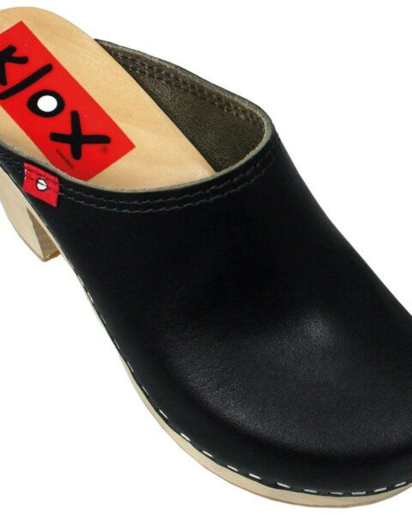 Klox New York - High Heel Holzclog mit pflanzlich gegerbtem Leder – Ansicht 2