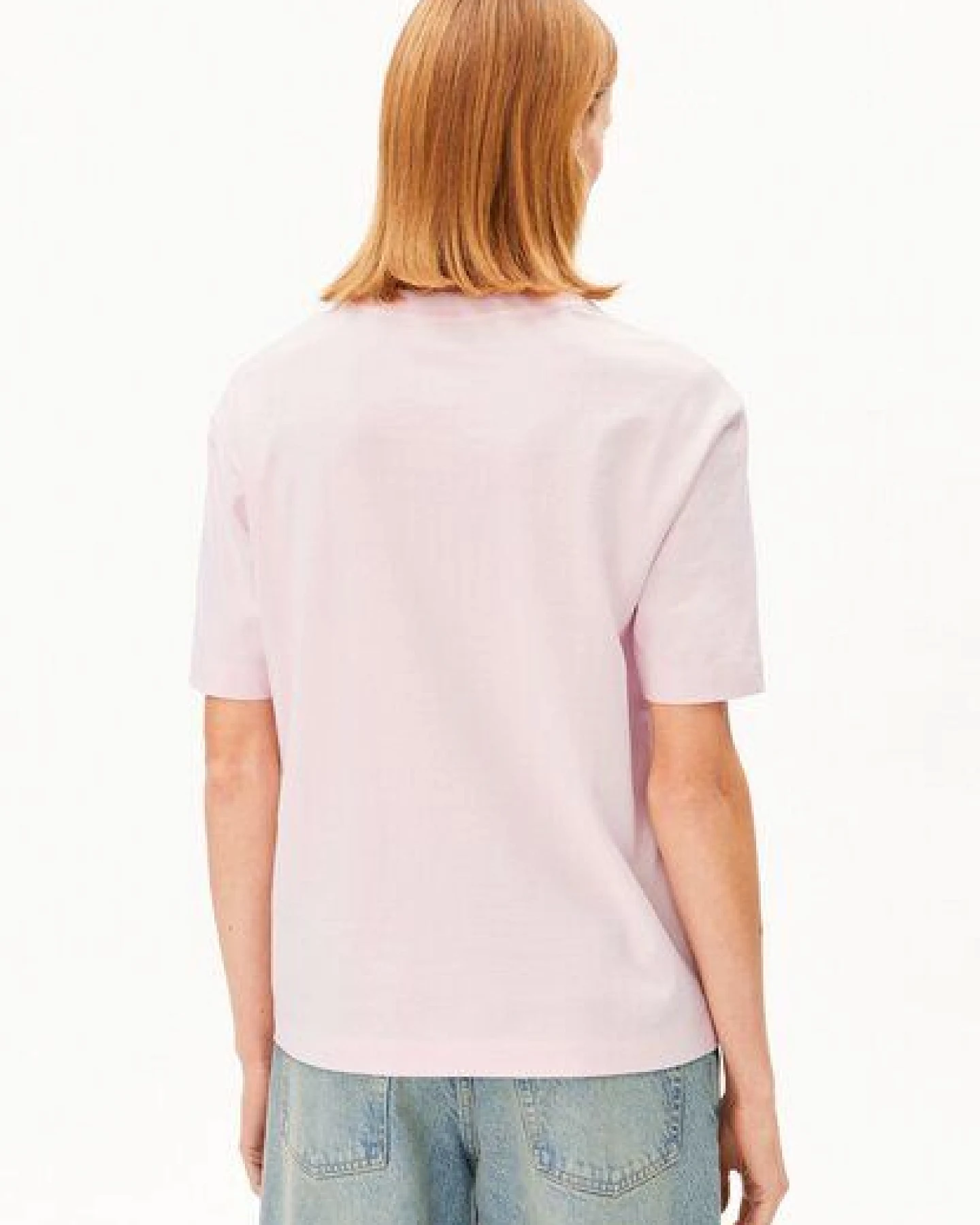 ARMEDANGELS TARJAA Damen Heavyweight T-Shirt aus recyceltem Baumwoll Mix – Ansicht 2