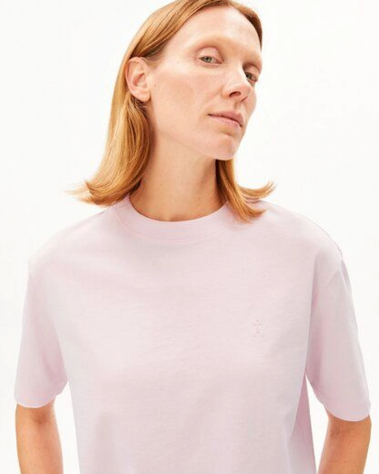 ARMEDANGELS TARJAA Damen Heavyweight T-Shirt aus recyceltem Baumwoll Mix – Ansicht 3