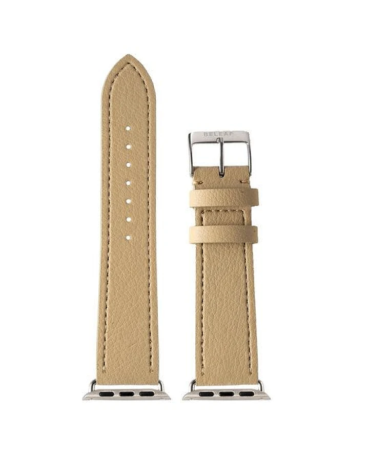 BELEAF "APPLE WATCH STRAP CACTUS" - veganes Uhren-Armband aus Kaktusleder beige