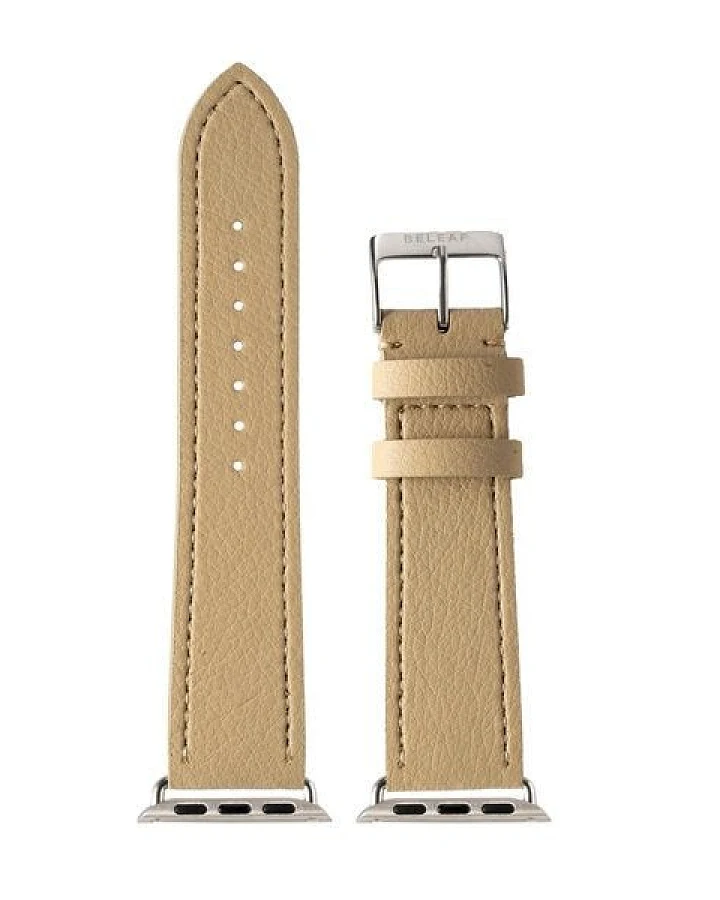 BELEAF "APPLE WATCH STRAP CACTUS" - veganes Uhren-Armband aus Kaktusleder beige