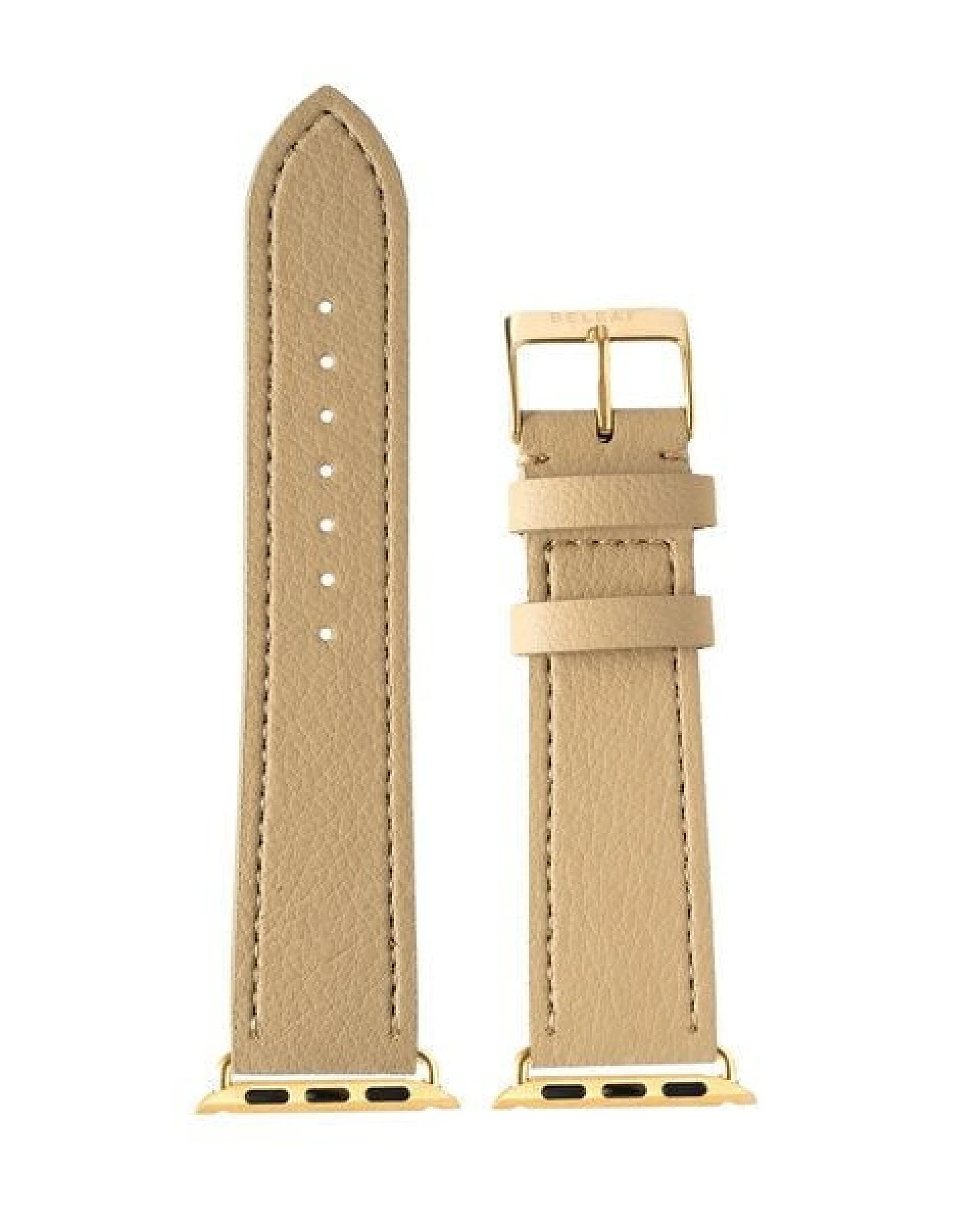 BELEAF "APPLE WATCH STRAP CACTUS" - veganes Uhren-Armband aus Kaktusleder beige – Ansicht 2