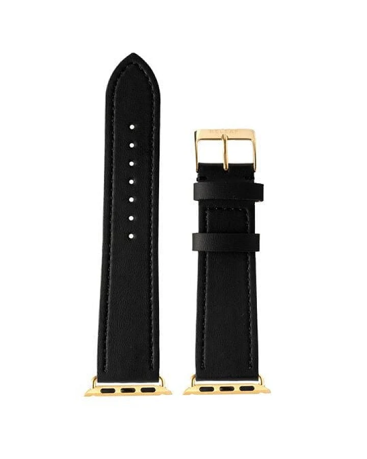BELEAF "APPLE WATCH STRAP CACTUS" - veganes Uhren-Armband aus Kaktusleder schwarz