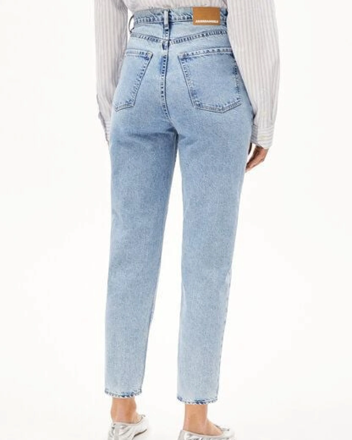 ARMEDANGELS MAIRAA Damen Jeans Mom Fit High Waist Ankle recycelte Baumwolle Non-Stretch – Ansicht 2