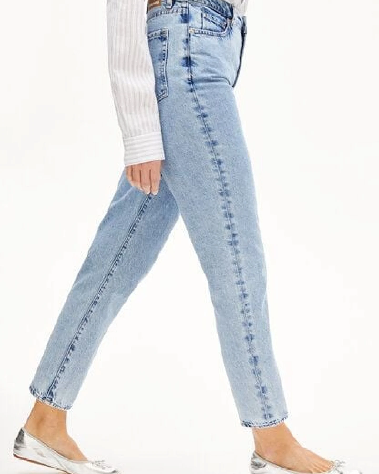 ARMEDANGELS MAIRAA Damen Jeans Mom Fit High Waist Ankle recycelte Baumwolle Non-Stretch – Ansicht 4