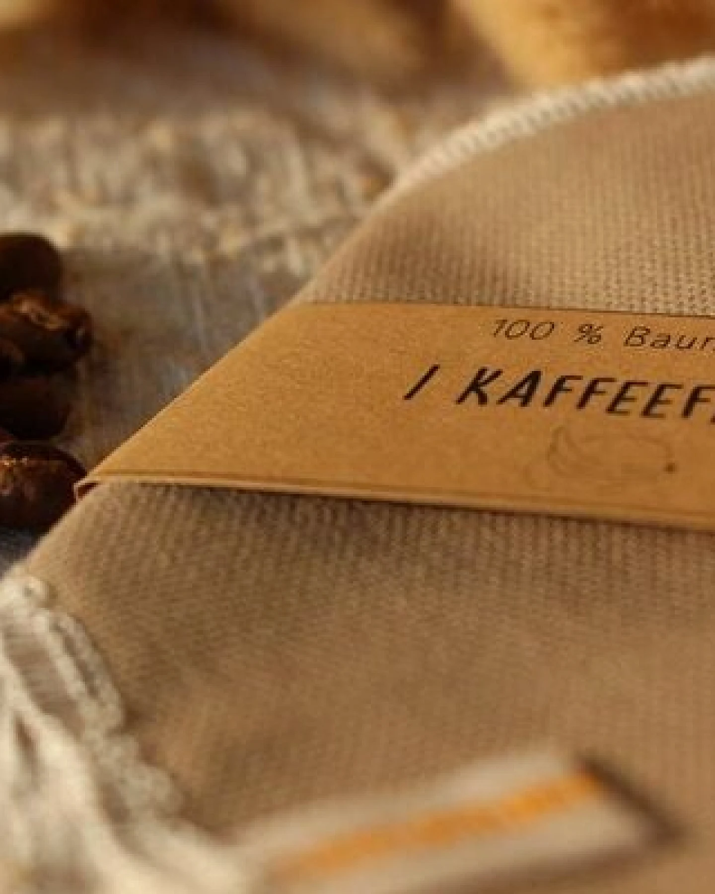 mango.bananen Wiederverwendbarer Kaffeefilter aus Baumwolle – Ansicht 4