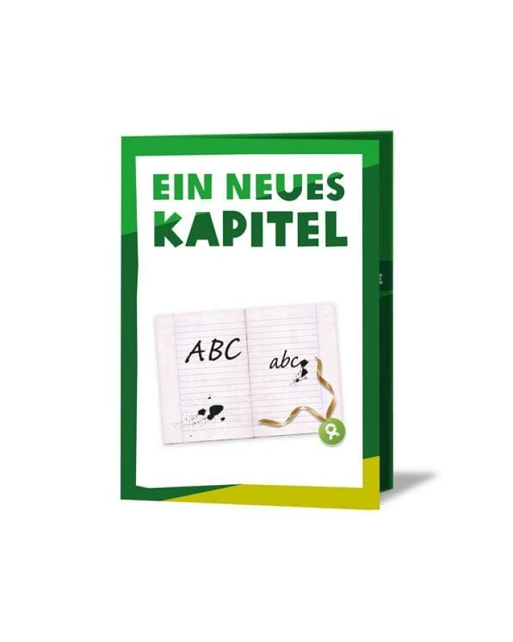 OxfamUnverpackt Spenden-Geschenk "Alphabetisierung für Frauen" (Grußkarte mit Magnet)