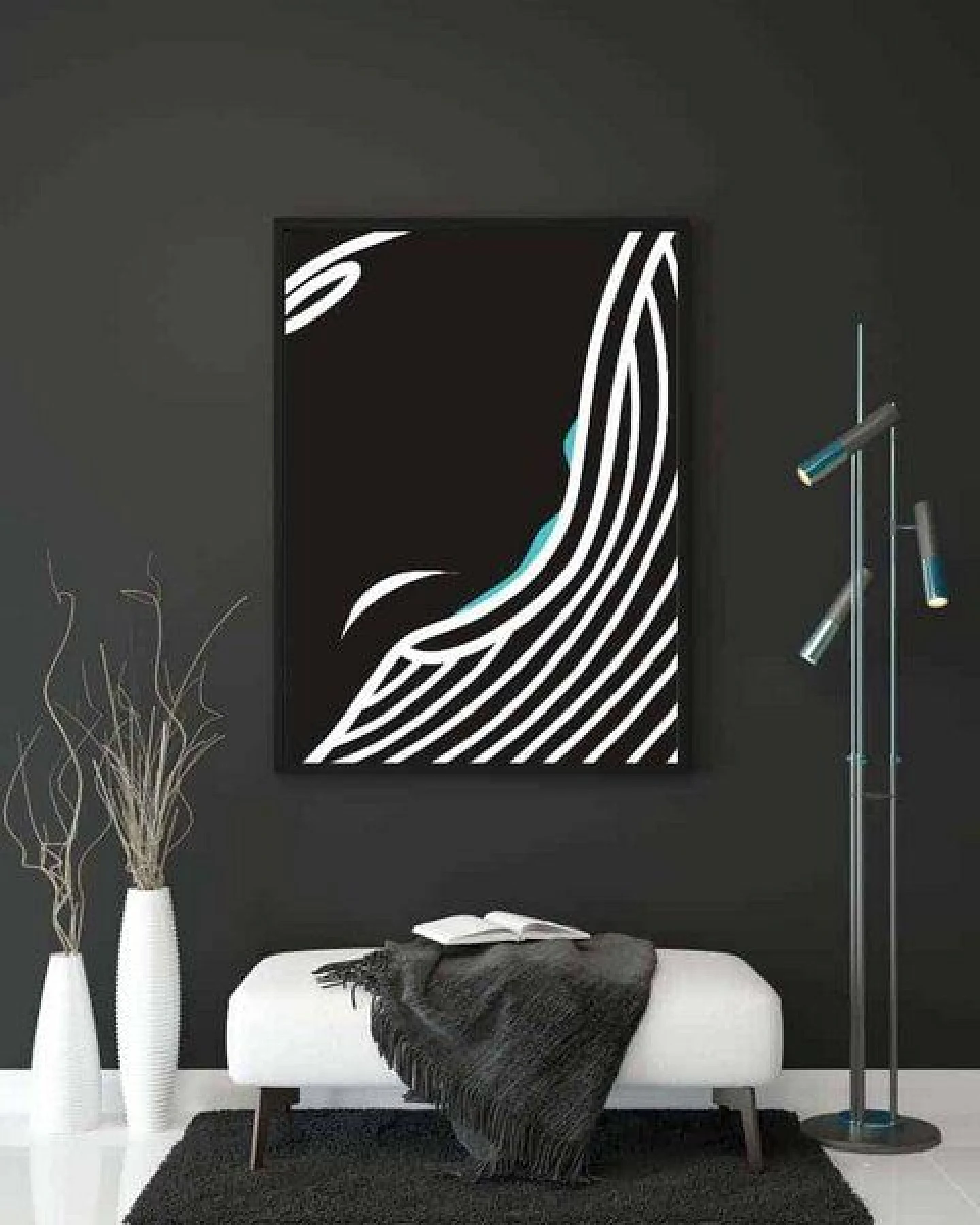 vis wear Wal Abstrakt Poster – Ansicht 2