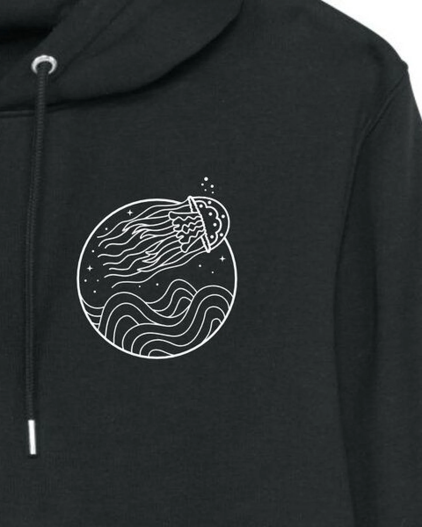 vis wear Kompass Qualle Unisex Premium Hoodie – Ansicht 2
