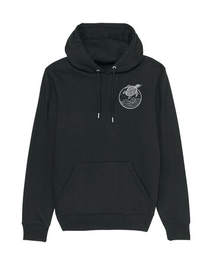 vis wear Schildkröte zwischen Ozean und Wellen - Unisex Premium Hoodie