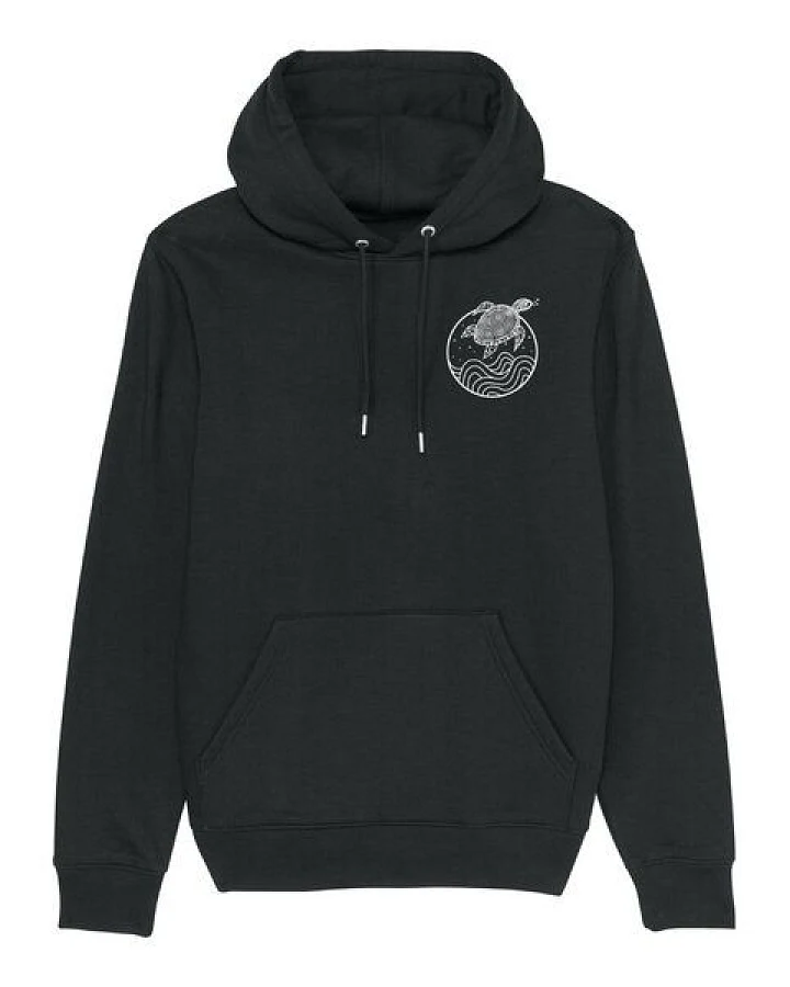 vis wear Schildkröte zwischen Ozean und Wellen - Unisex Premium Hoodie