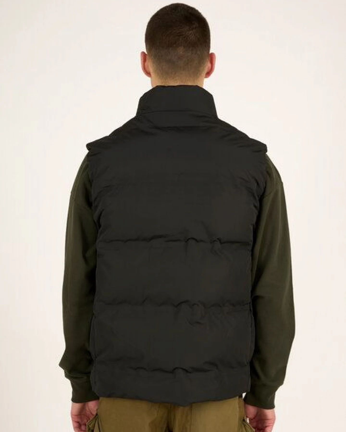KnowledgeCotton Apparel Weste für Herren - Puffer Vest - aus recyceltem Polyester – Ansicht 2