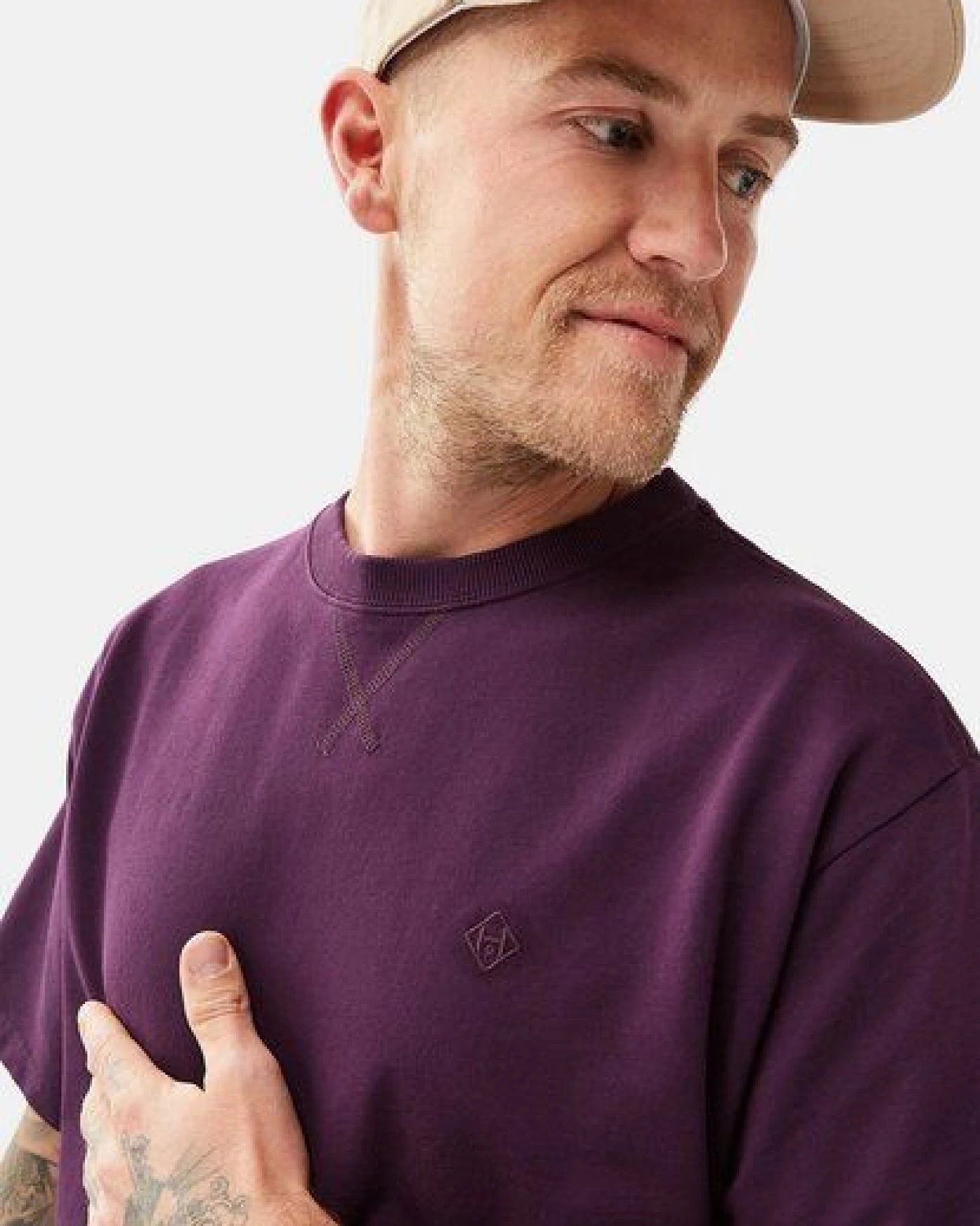 Honesty Rules Oversize French Terry T-Shirt – Ansicht 2