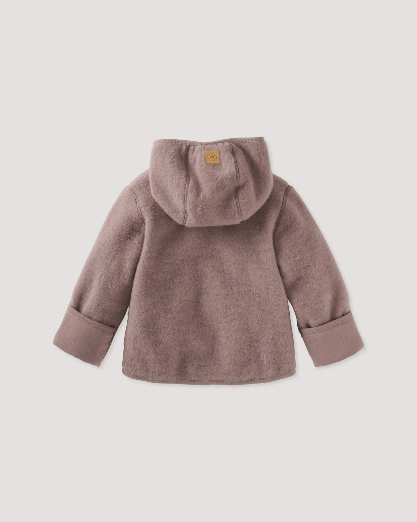 hessnatur Baby Wollfleece Jacke aus Bio-Merinowolle - lila - Größe 98/104 – Ansicht 2