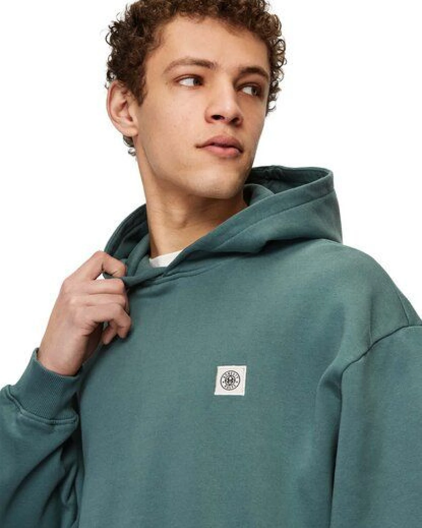 Honesty Rules Loose Fit Logo Hooded – Ansicht 3