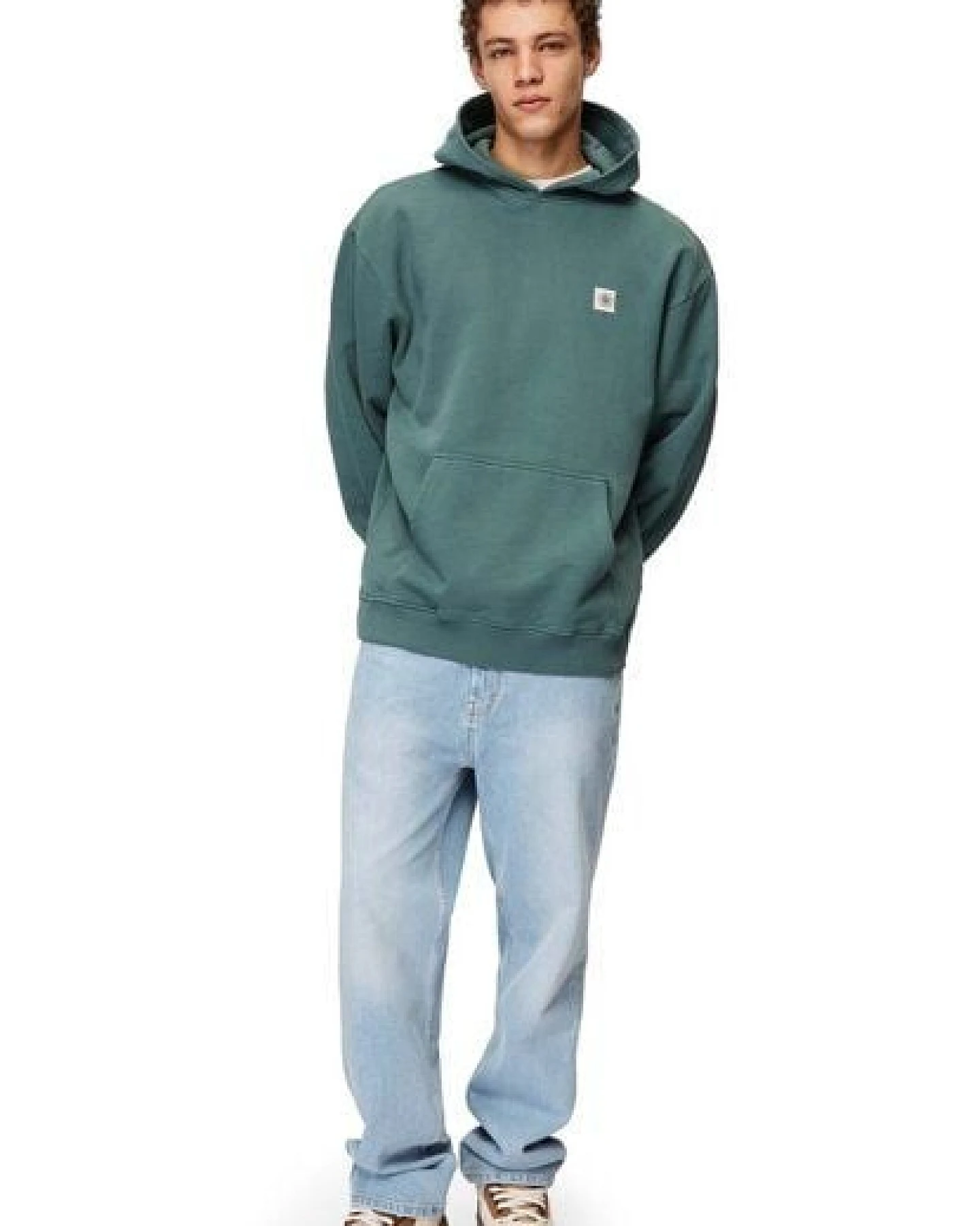 Honesty Rules Loose Fit Logo Hooded – Ansicht 4