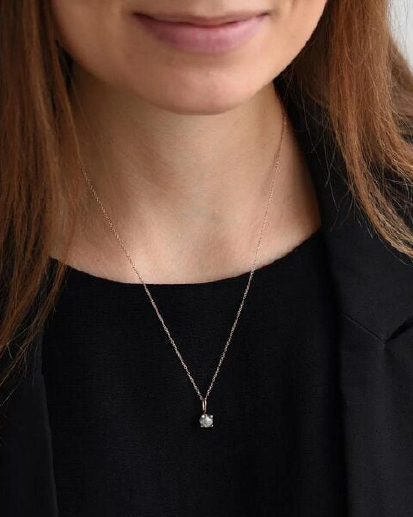 Eppi Goldanhänger mit ungeschliffenen Diamanten Susan – Ansicht 2