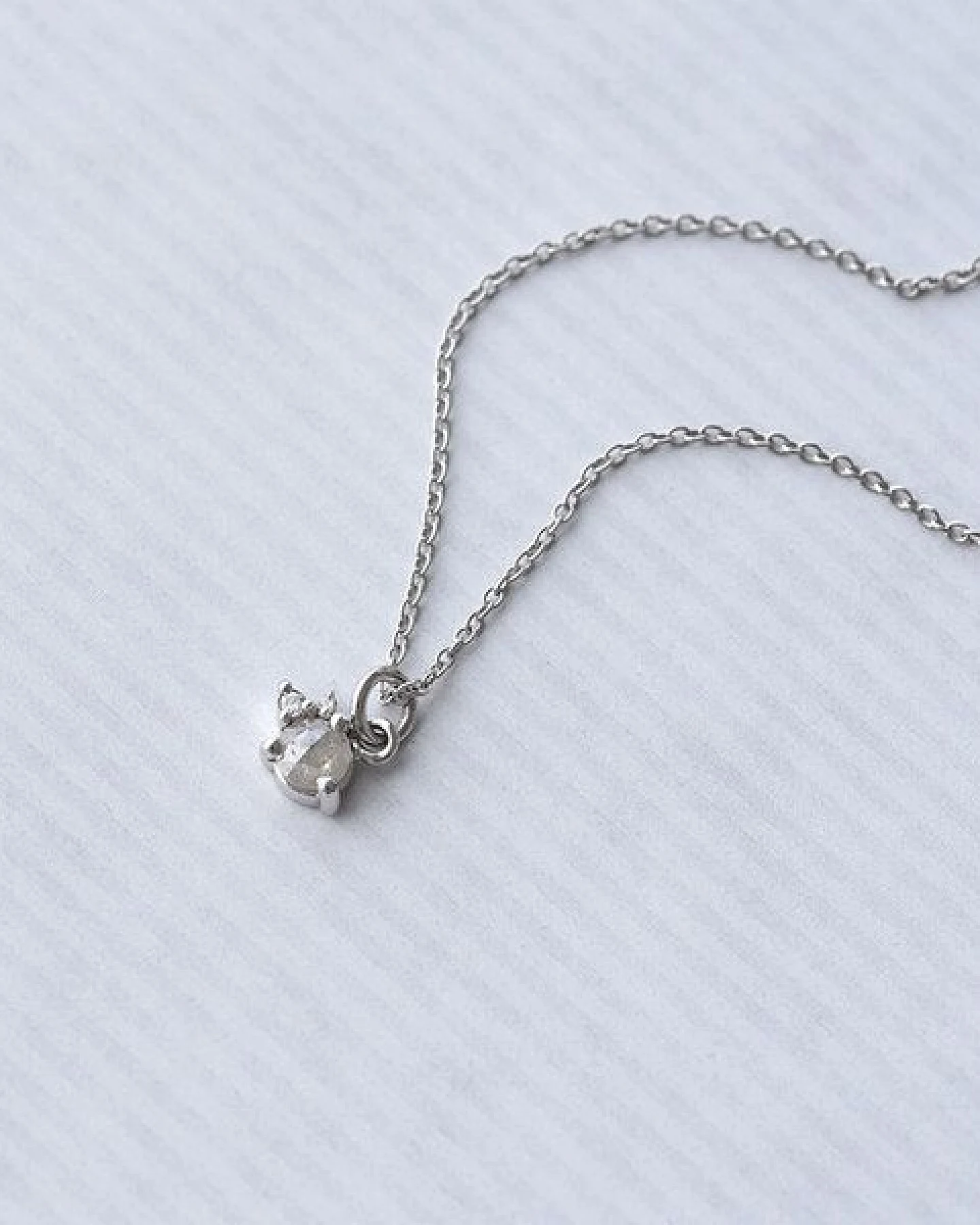 Eppi Goldene Halskette mit Salt´n´Pepper Diamanten Niria – Ansicht 2