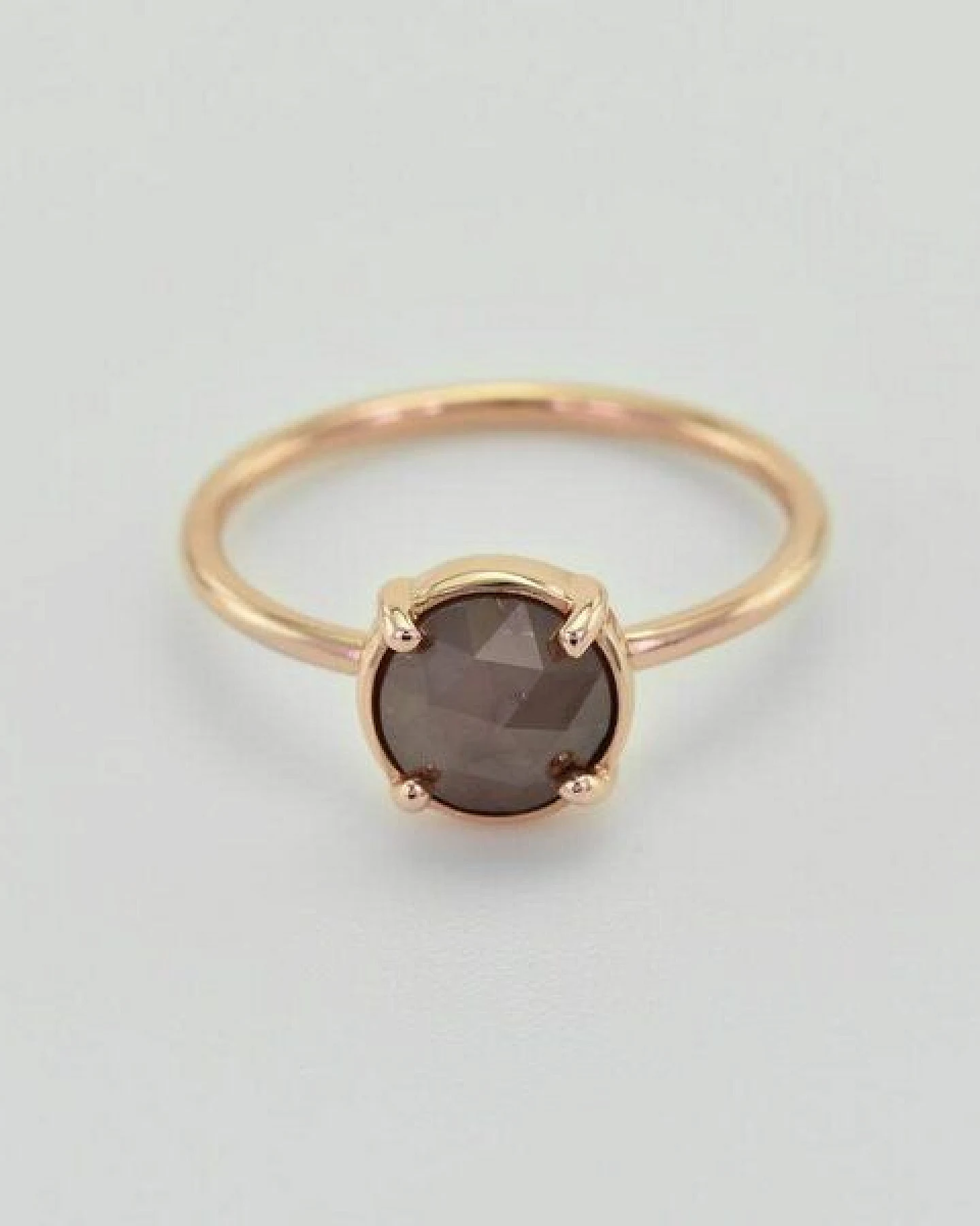 Eppi Goldener Ring mit Diamant im Rosenschliff Vertius – Ansicht 2