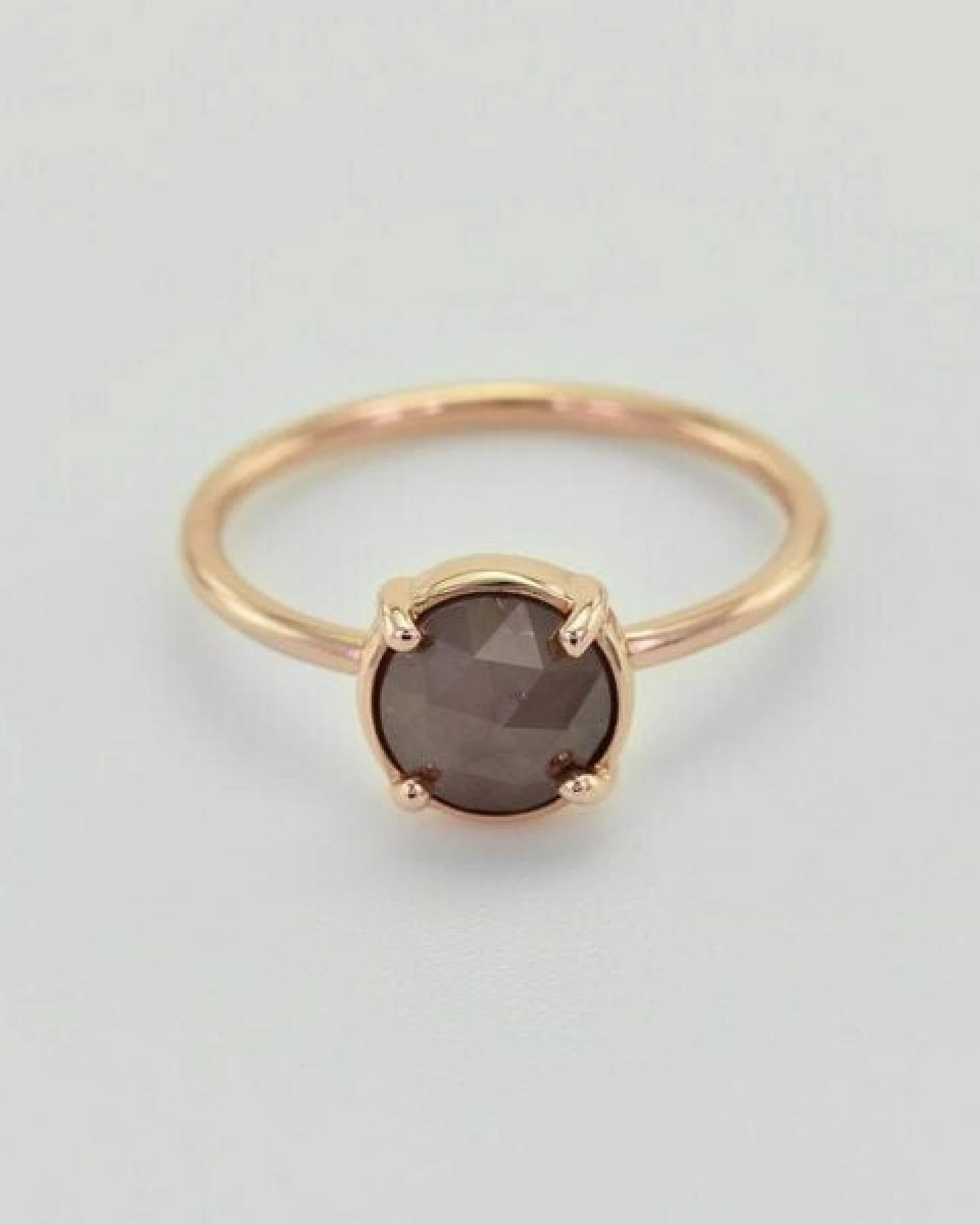 Eppi Goldener Ring mit Diamant im Rosenschliff Vertius – Ansicht 2