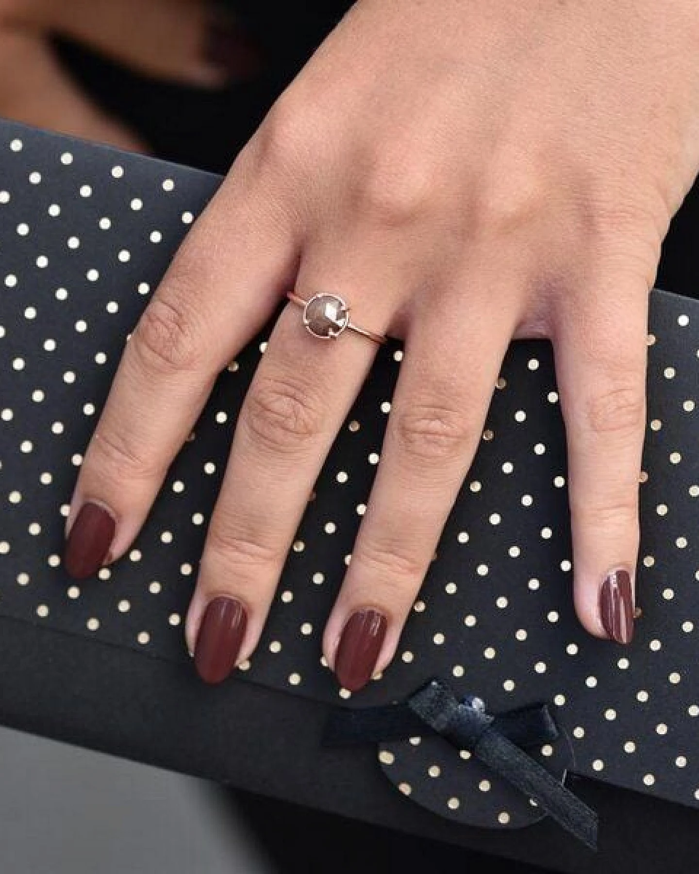 Eppi Goldener Ring mit Diamant im Rosenschliff Vertius – Ansicht 4