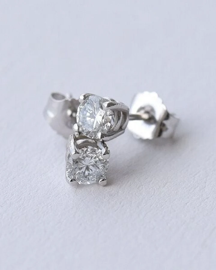 Eppi Ohrringe aus Gold mit 0.75ct Lab Grown Diamanten Trey