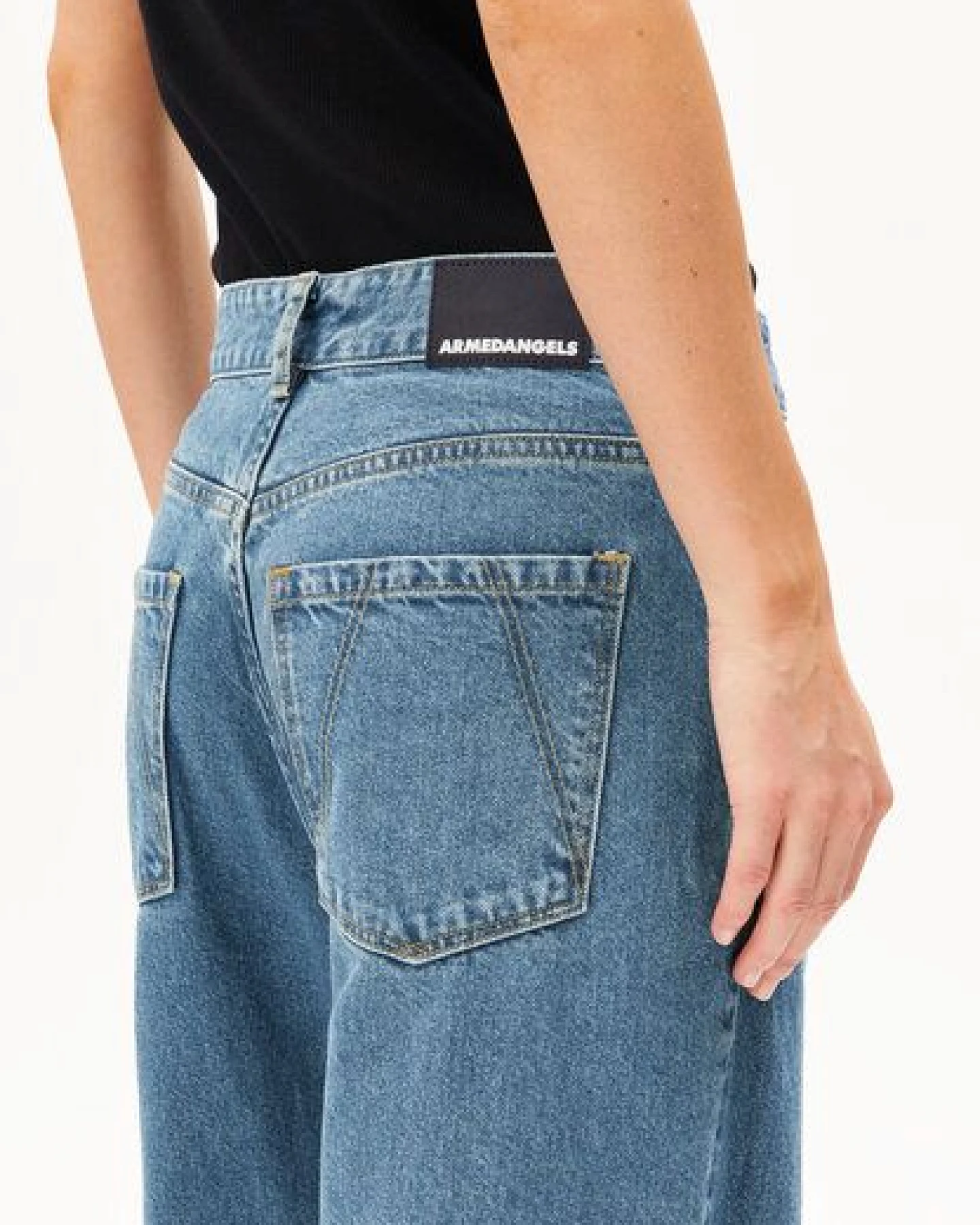 ARMEDANGELS HAAYI Damen Baggy Jeans recycelte Baumwolle – Ansicht 3