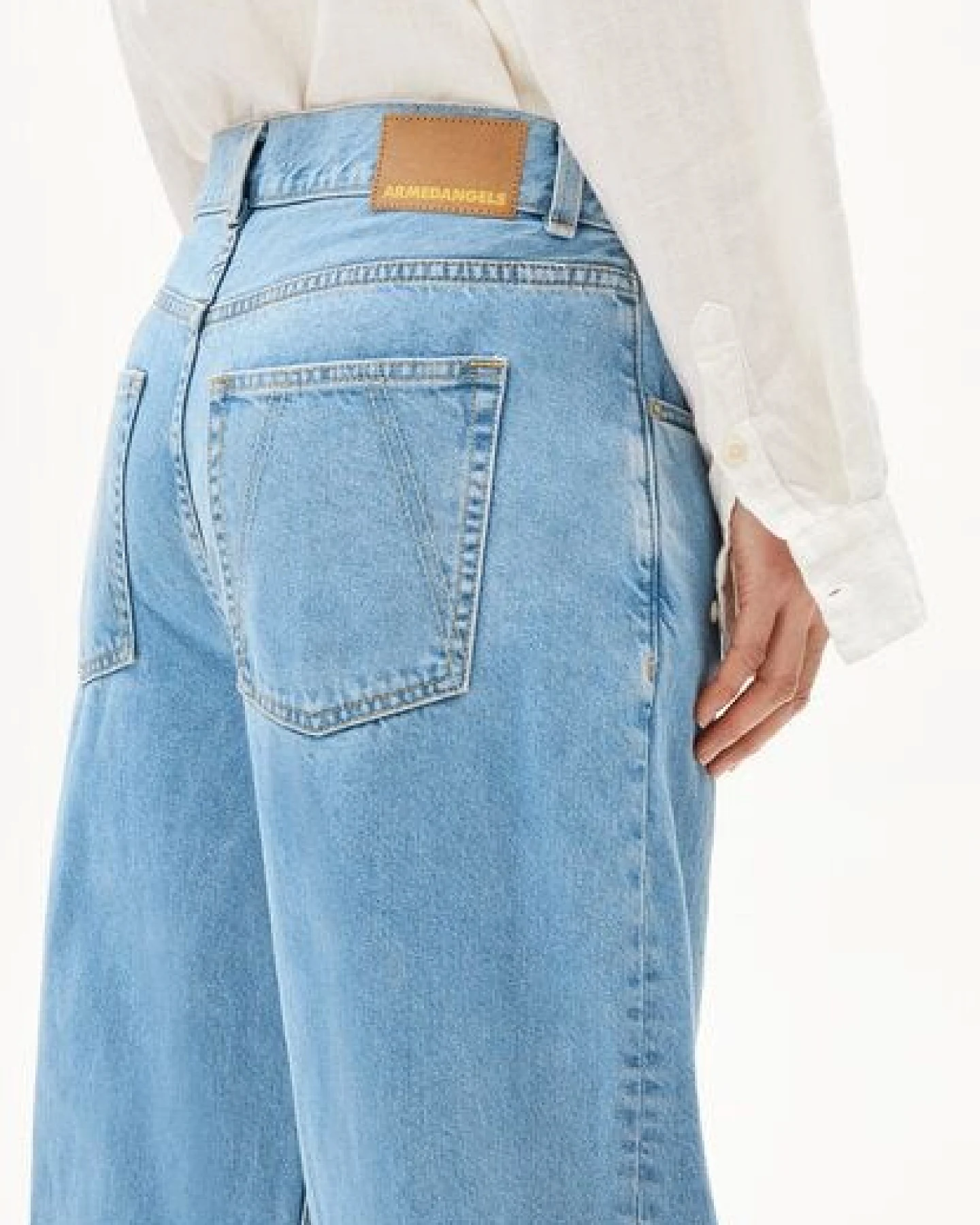 ARMEDANGELS HAAYI Damen Baggy Jeans recycelte Baumwolle – Ansicht 3