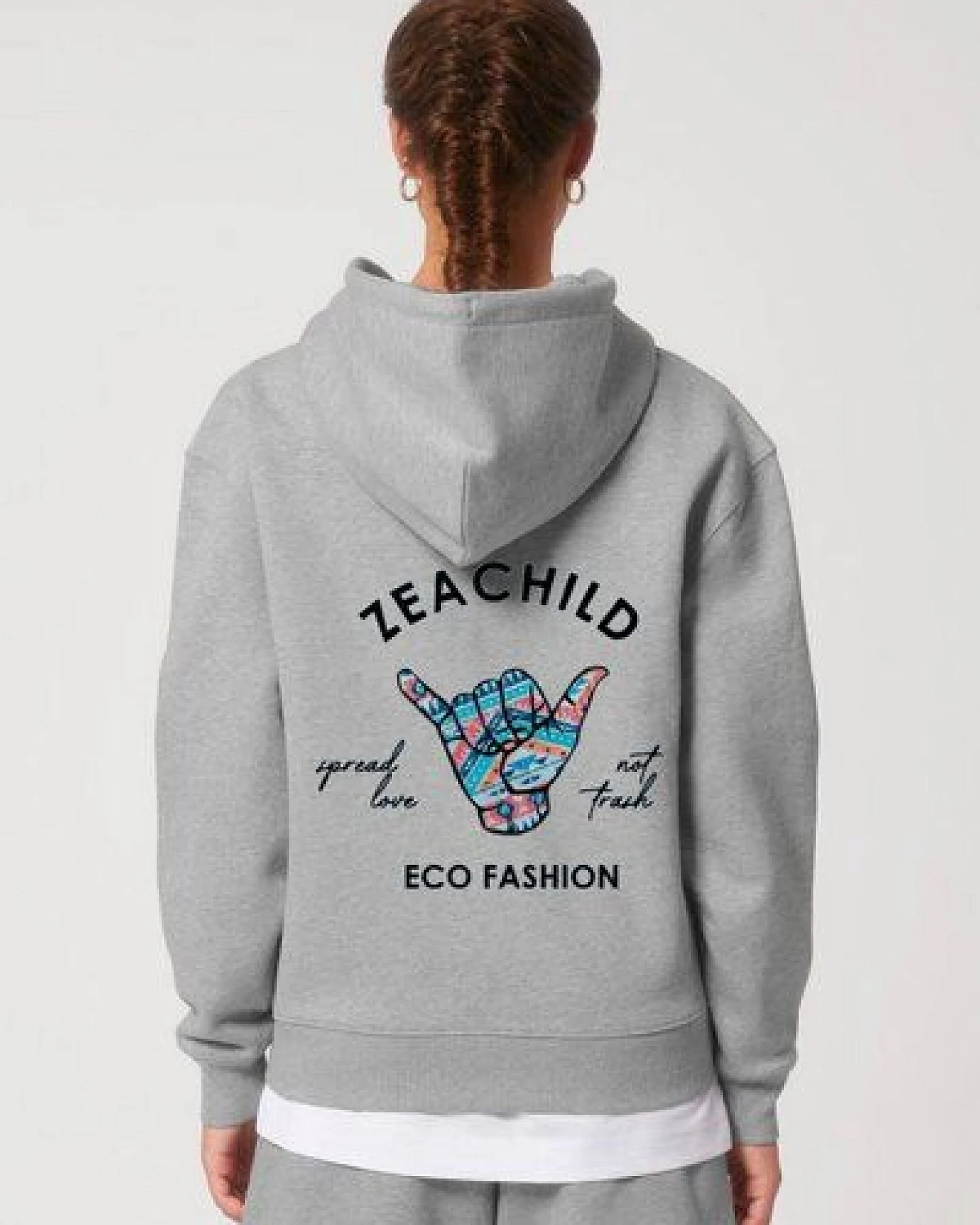 Zeachild Shaka ZipHoodie Unisex – Ansicht 2