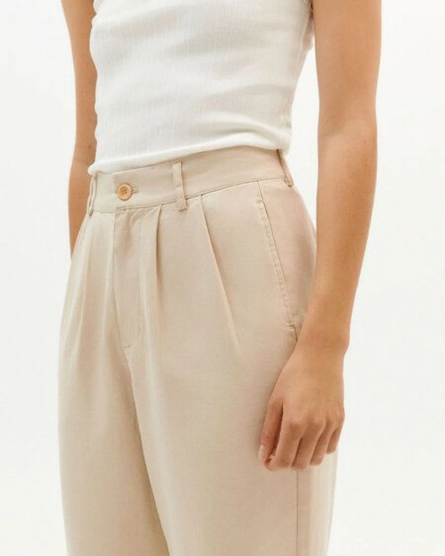 thinking mu Bundfaltenhose - Hemp Rina - aus Bio-Baumwolle – Ansicht 3