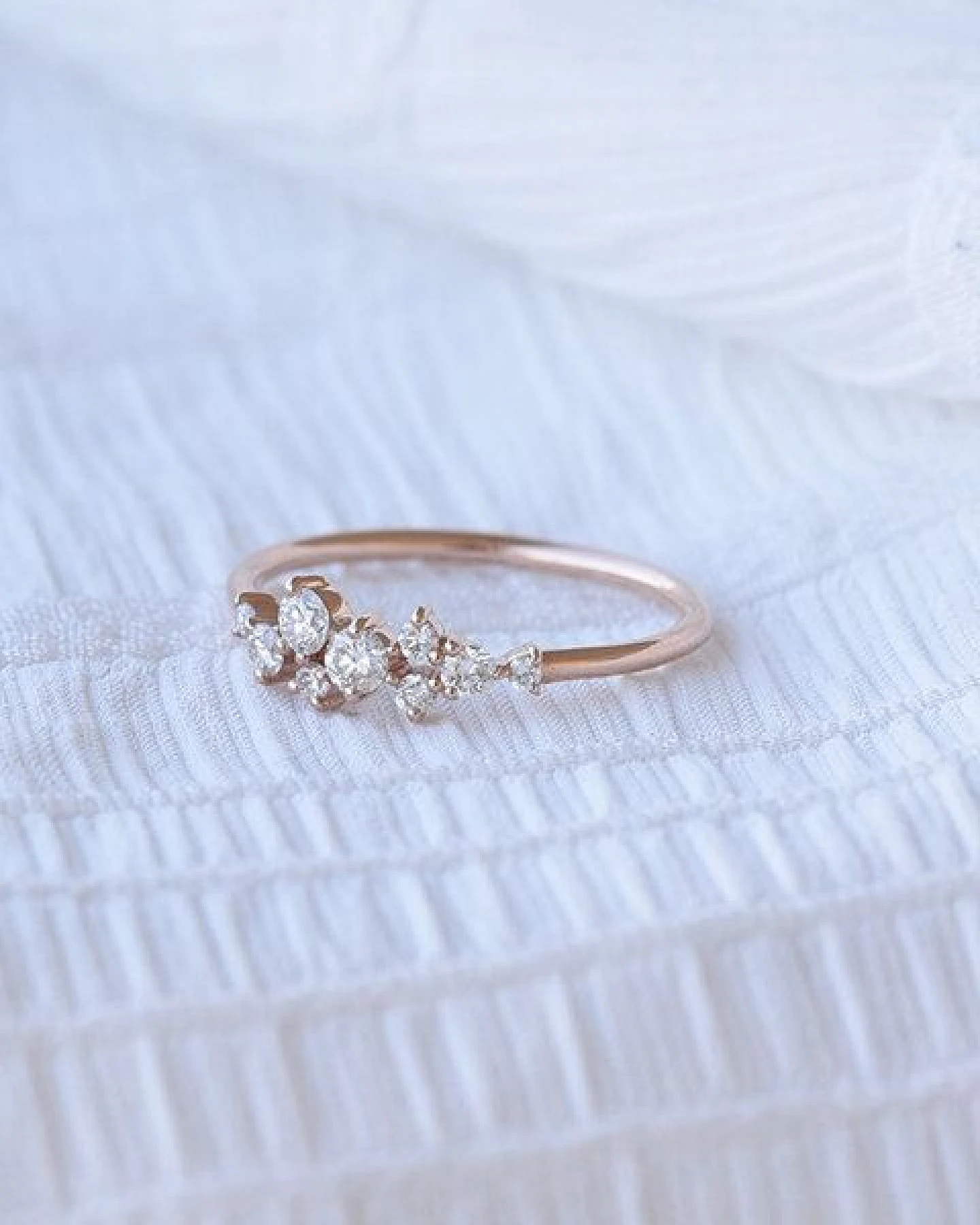 Eppi Cluster Goldring mit Diamanten Isolde – Ansicht 2