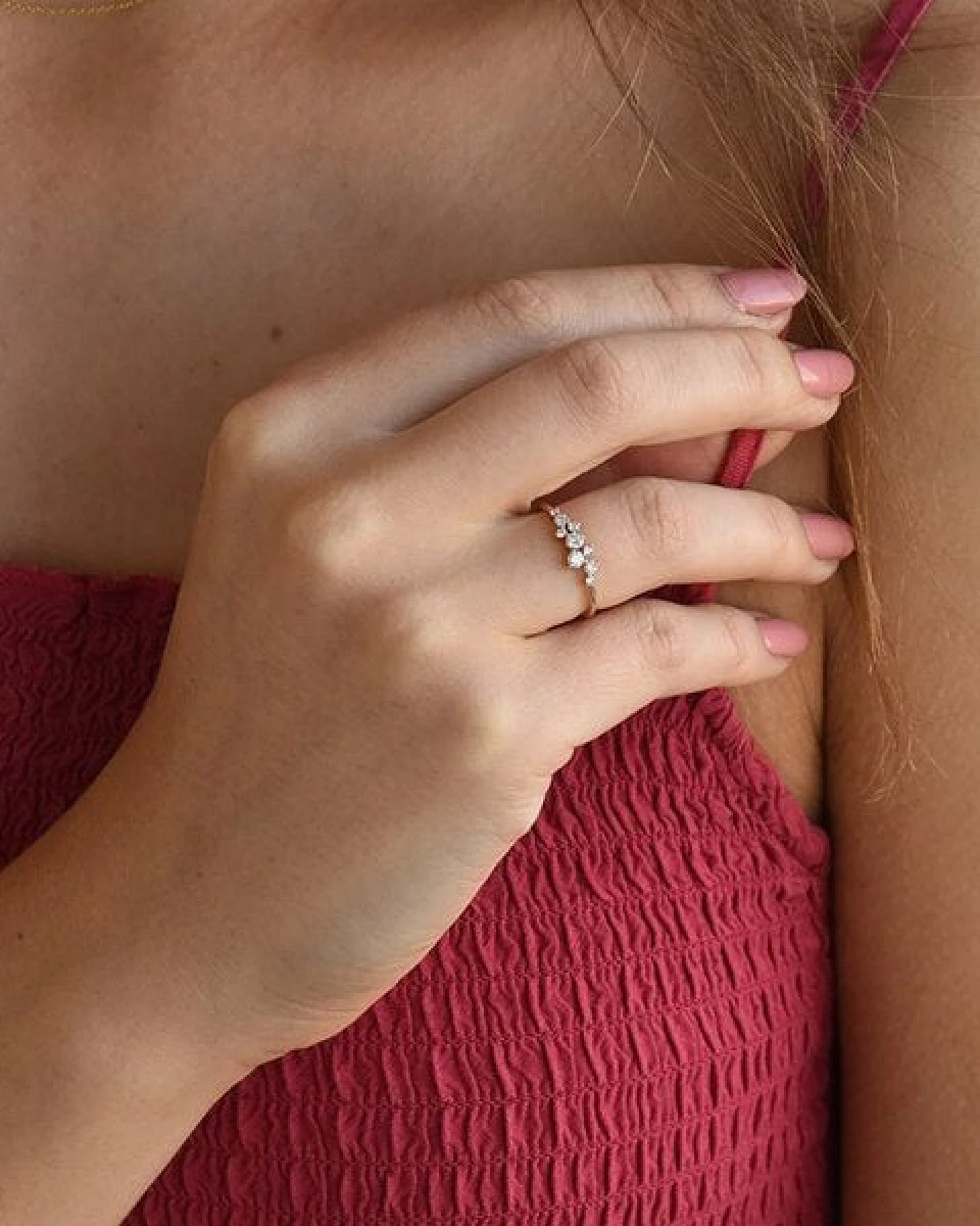 Eppi Cluster Goldring mit Diamanten Isolde – Ansicht 3