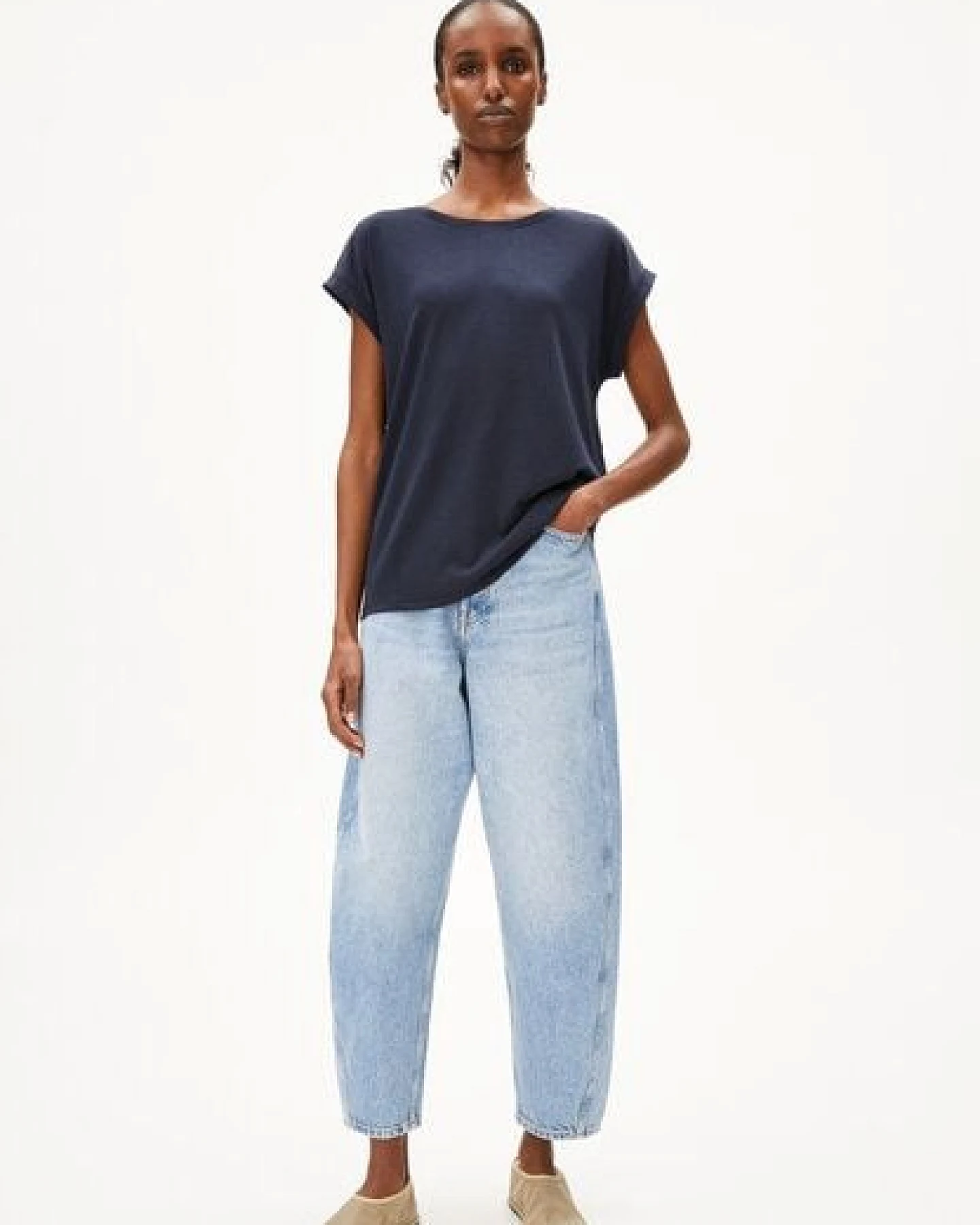 ARMEDANGELS JILAANA Damen T-Shirt aus TENCEL Lyocell Mix – Ansicht 4