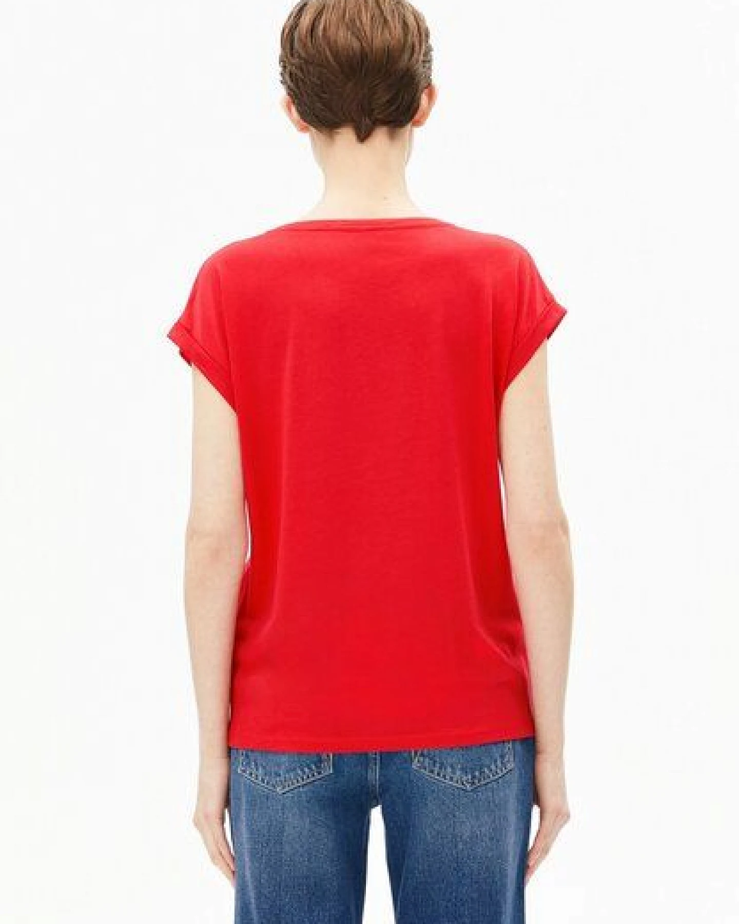 ARMEDANGELS JILAANA Damen T-Shirt aus TENCEL Lyocell Mix – Ansicht 2