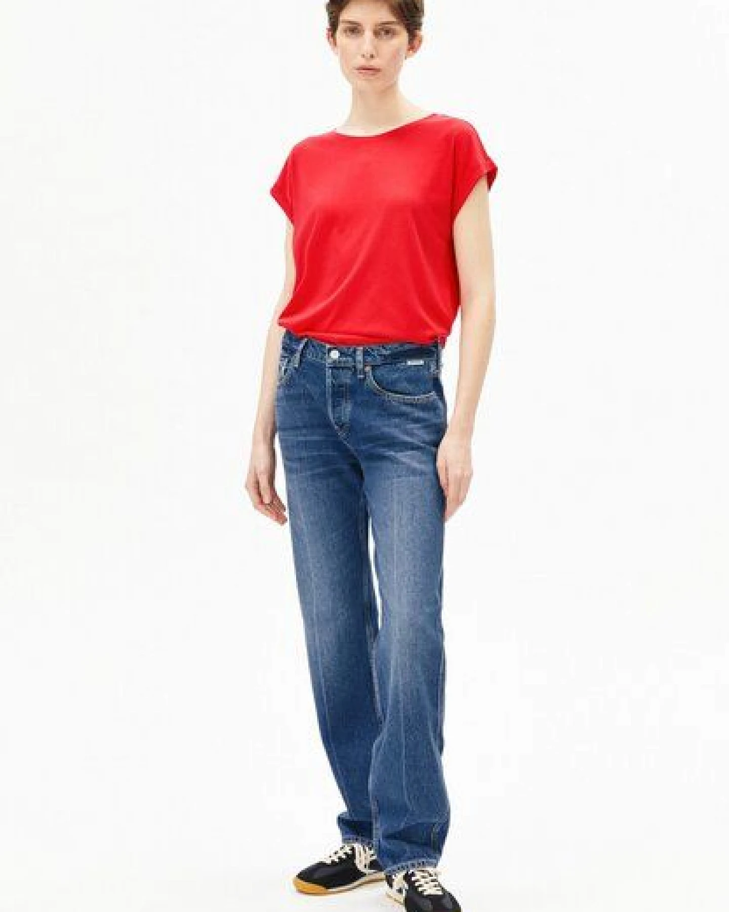 ARMEDANGELS JILAANA Damen T-Shirt aus TENCEL Lyocell Mix – Ansicht 4