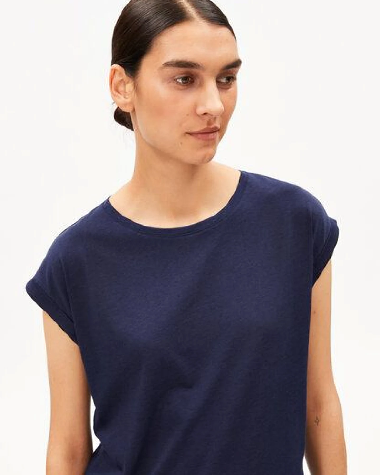ARMEDANGELS JILAANA Damen T-Shirt aus TENCEL Lyocell Mix – Ansicht 3