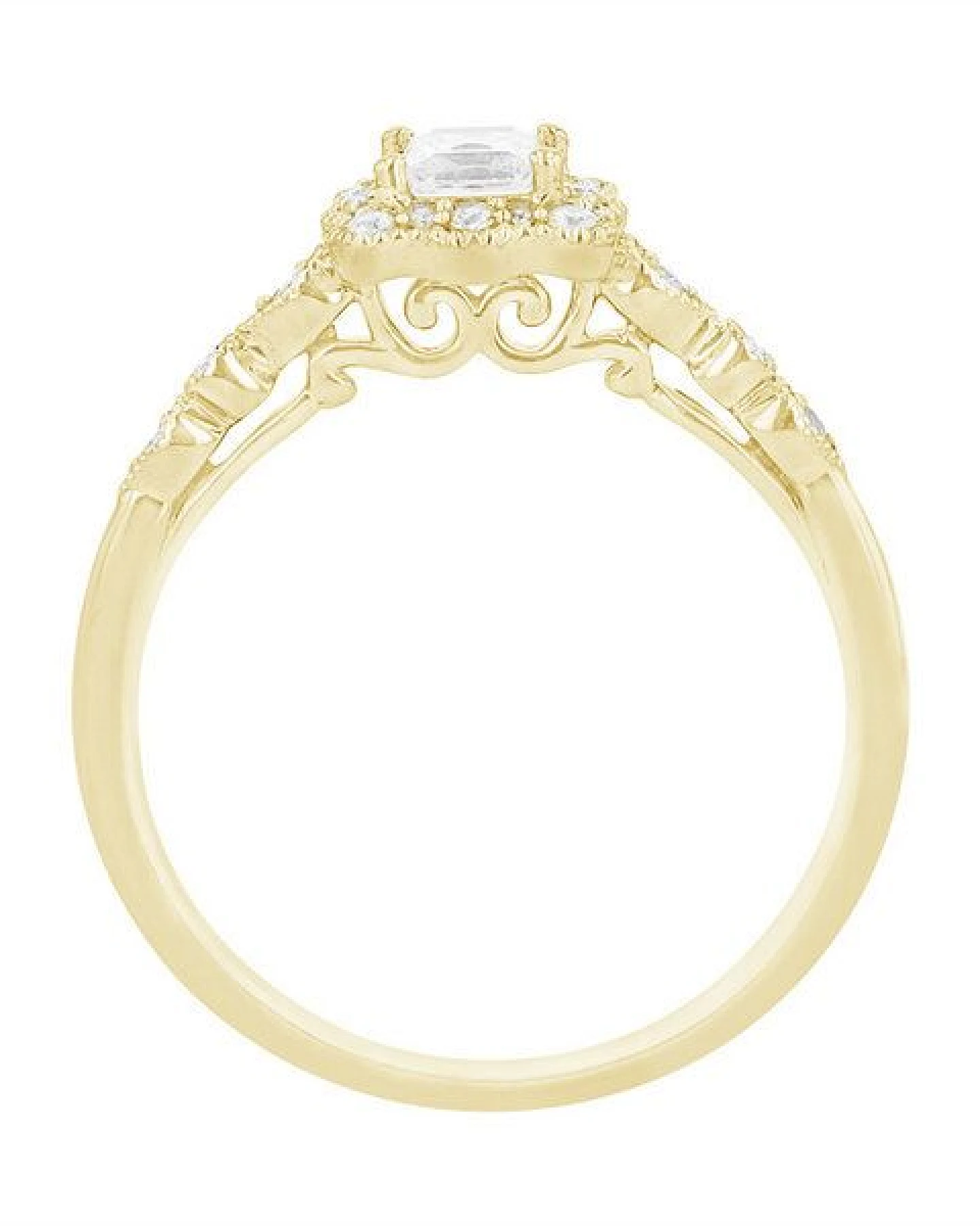 Eppi Vintage-Ring mit glänzenden Diamanten Venera – Ansicht 3