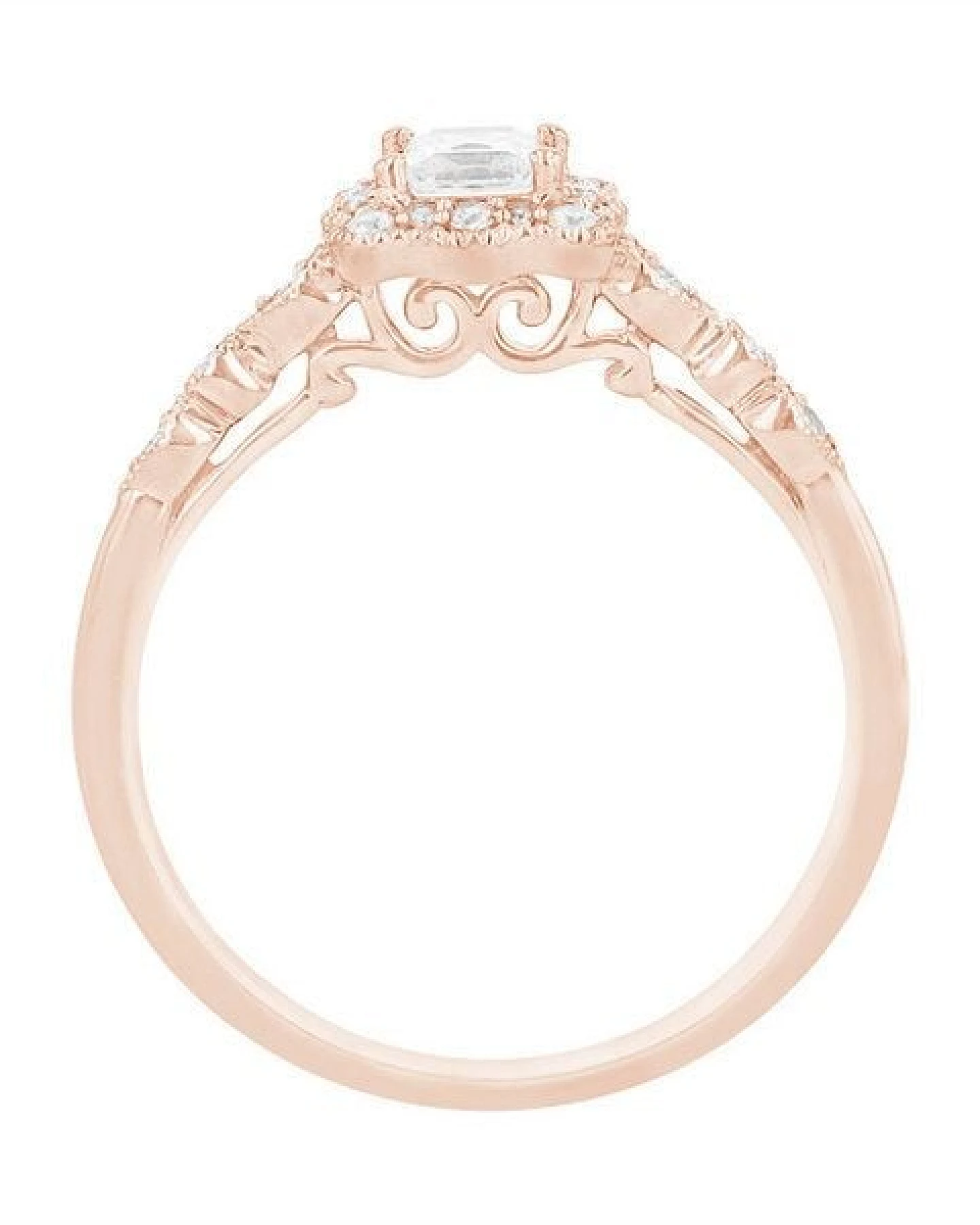 Eppi Vintage-Ring mit glänzenden Diamanten Venera – Ansicht 3