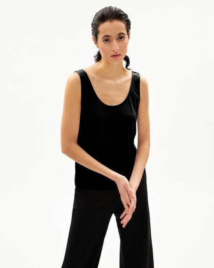 ARMEDANGELS MINAAMI Damen Ripp-Top aus TENCEL Lyocell Mix