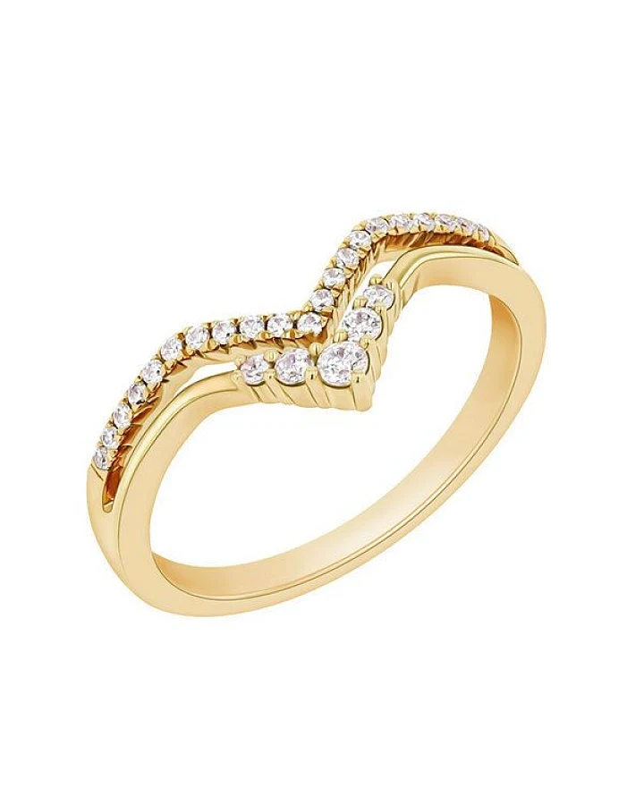 Eppi Ausgeschnittener Ring mit Lab Grown Diamanten Themba