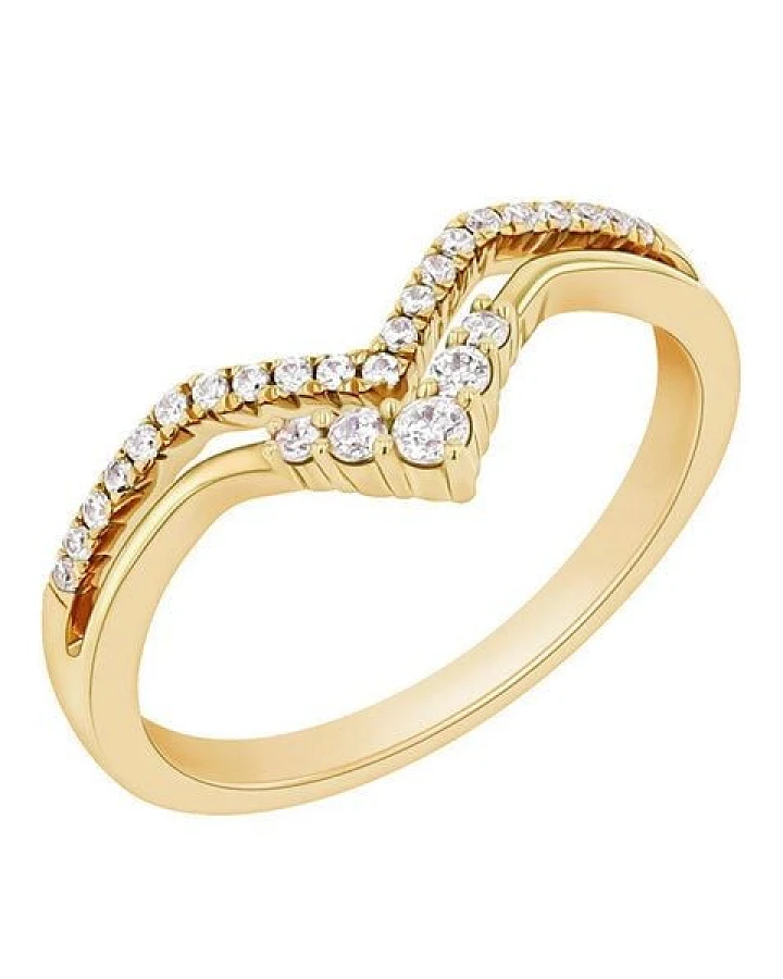Eppi Ausgeschnittener Ring mit Lab Grown Diamanten Themba