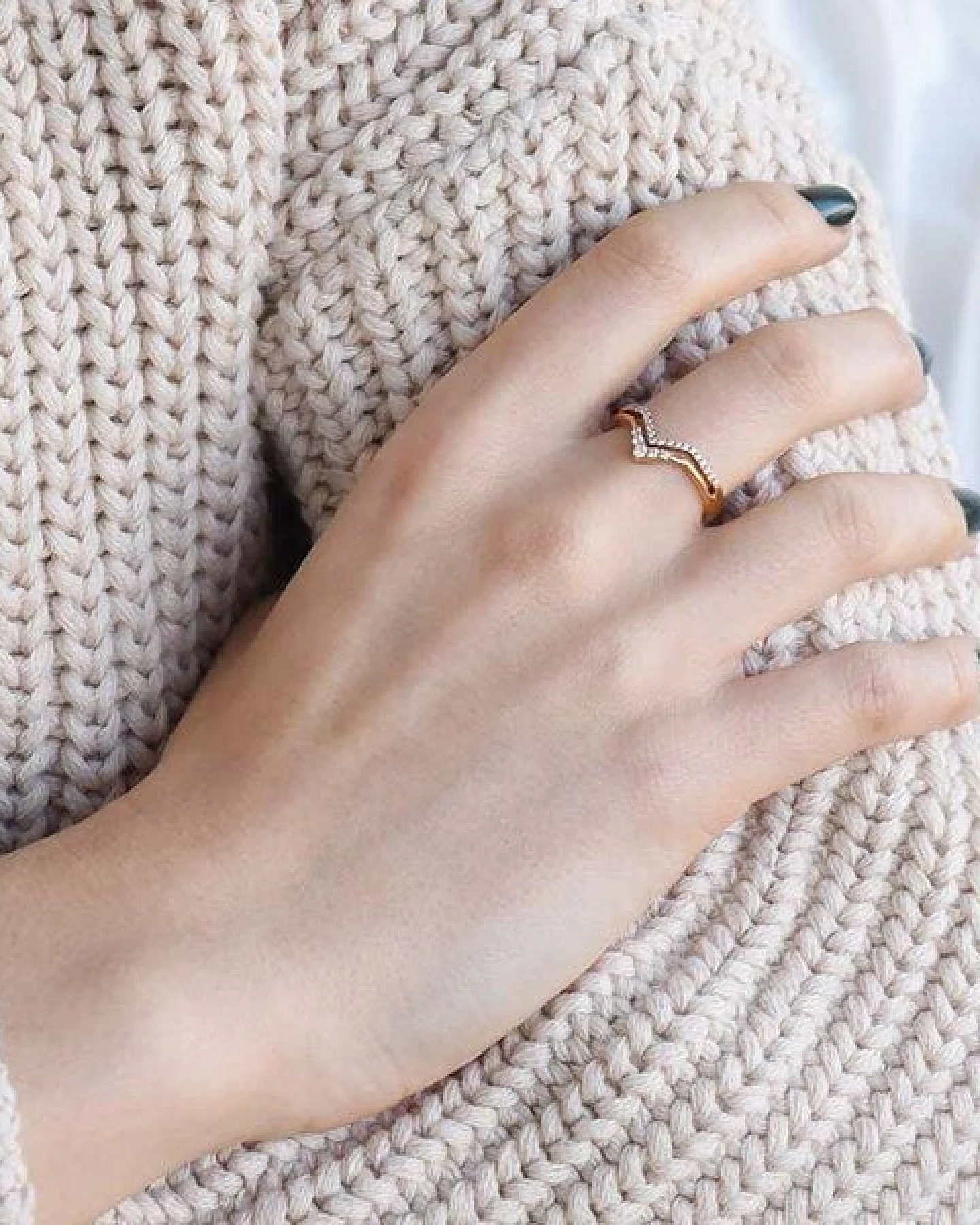 Eppi Ausgeschnittener Ring mit Lab Grown Diamanten Themba – Ansicht 3