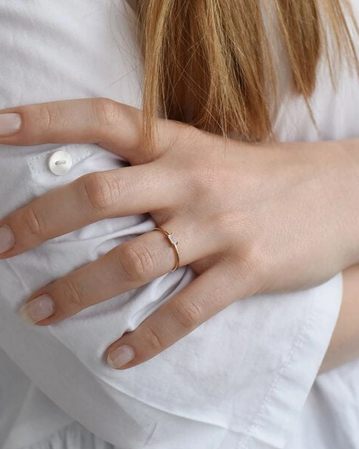 Eppi Ring mit Mondstein in Baguette-Form Koos – Ansicht 4
