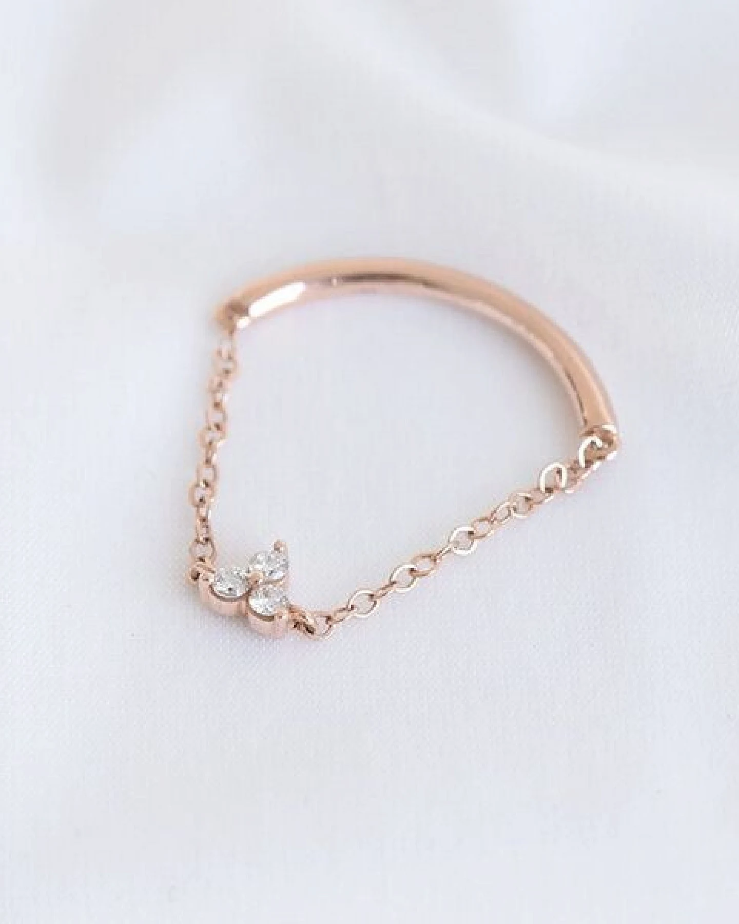 Eppi Minimalistischer Ring mit Lab Grown Diamanten Cybill – Ansicht 3