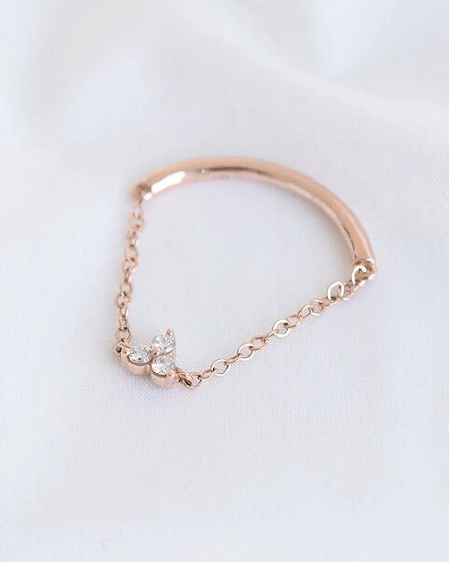 Eppi Minimalistischer Ring mit Lab Grown Diamanten Cybill – Ansicht 2