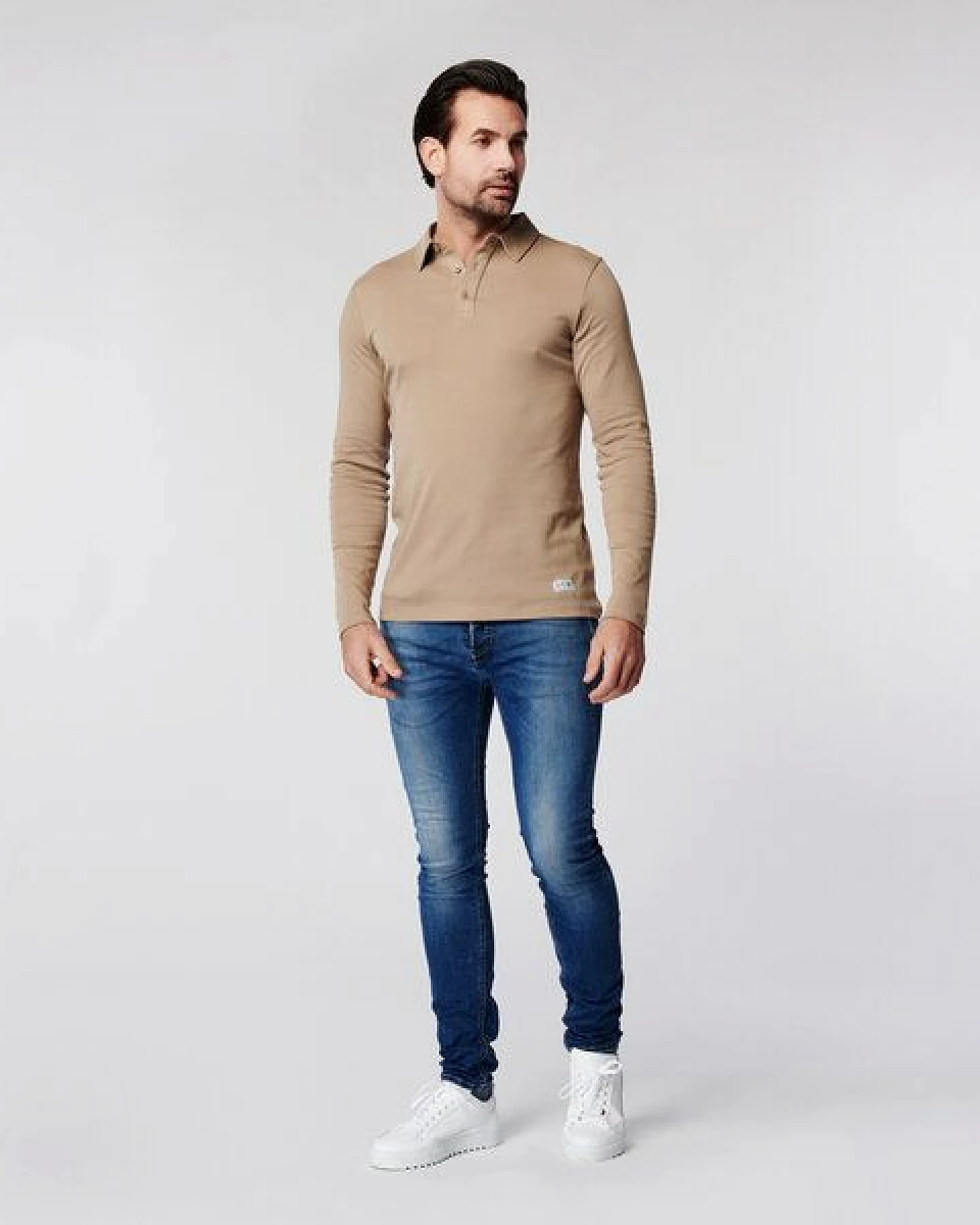 SKOT Fashion SKOT Nachhaltiges Langarm Poloshirt Herren - Slim Fit – Ansicht 2